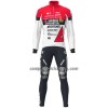 Completo Maglia ML + Pantaloncino con bretelle ML Sidermec 2021 Androni Giocattoli Rosso Bianco